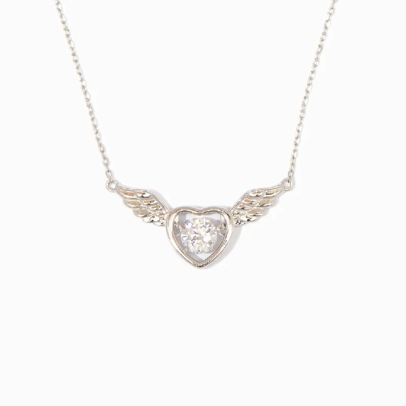 Angel Wings Memorial Necklace