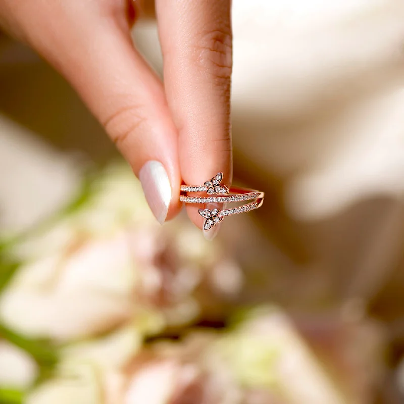 Butterfly Memorial Ring