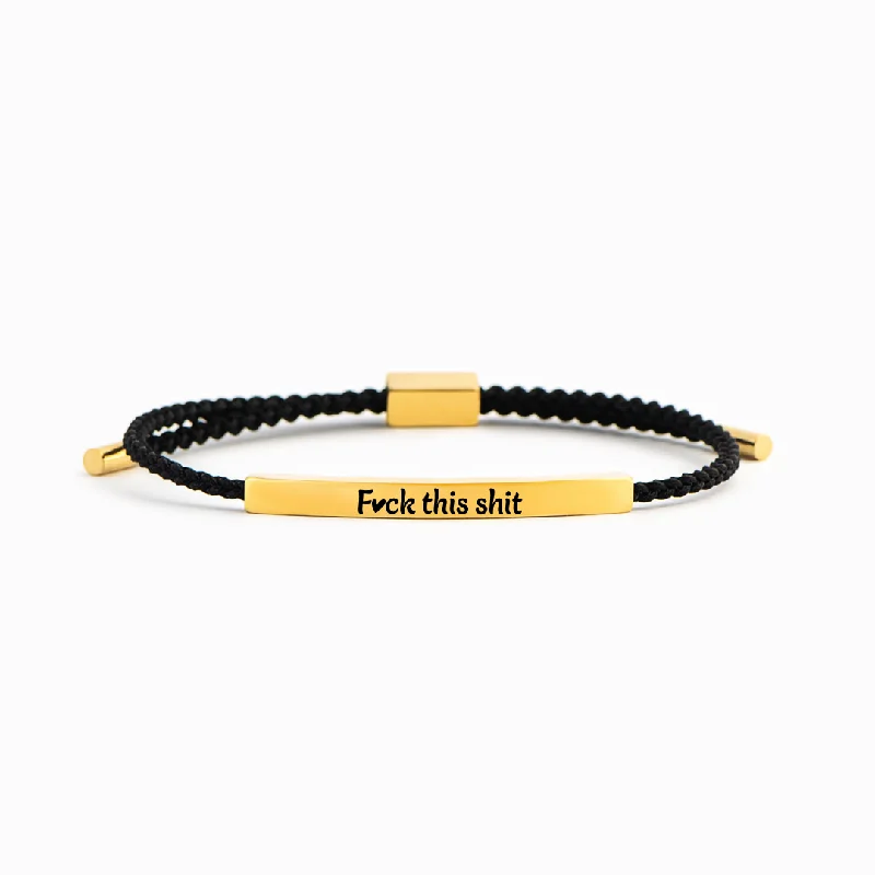 F♡ck This Shit - Motivational Tube Bracelet