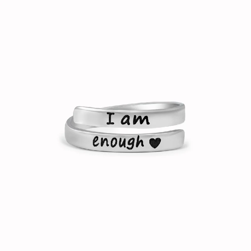 To My Daughter - I Am Enough Ring