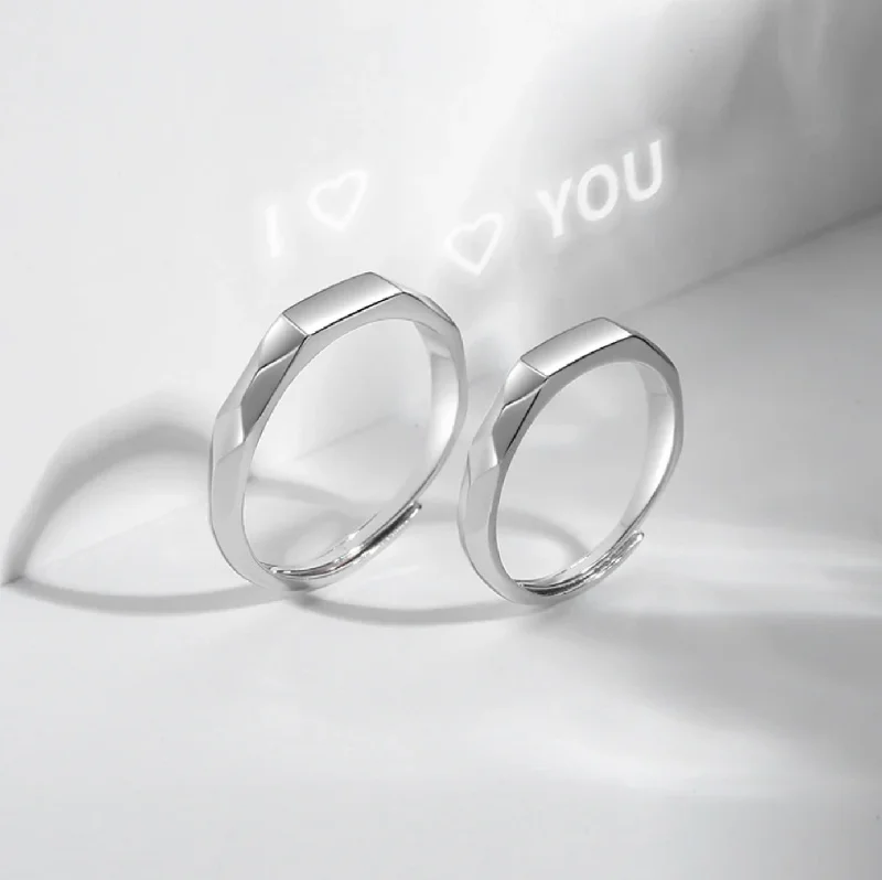 'I Love You' Reflection Ring