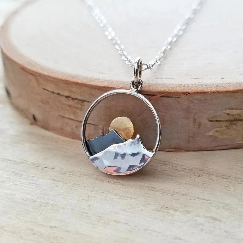 Layered Mountain Necklace