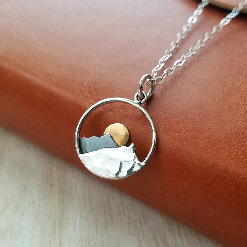 Layered Mountain Necklace