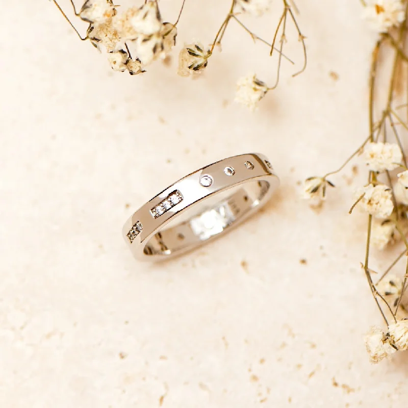 LOVE ME UNTIL I'M ME AGAIN - LOVE MORSE CODE RING