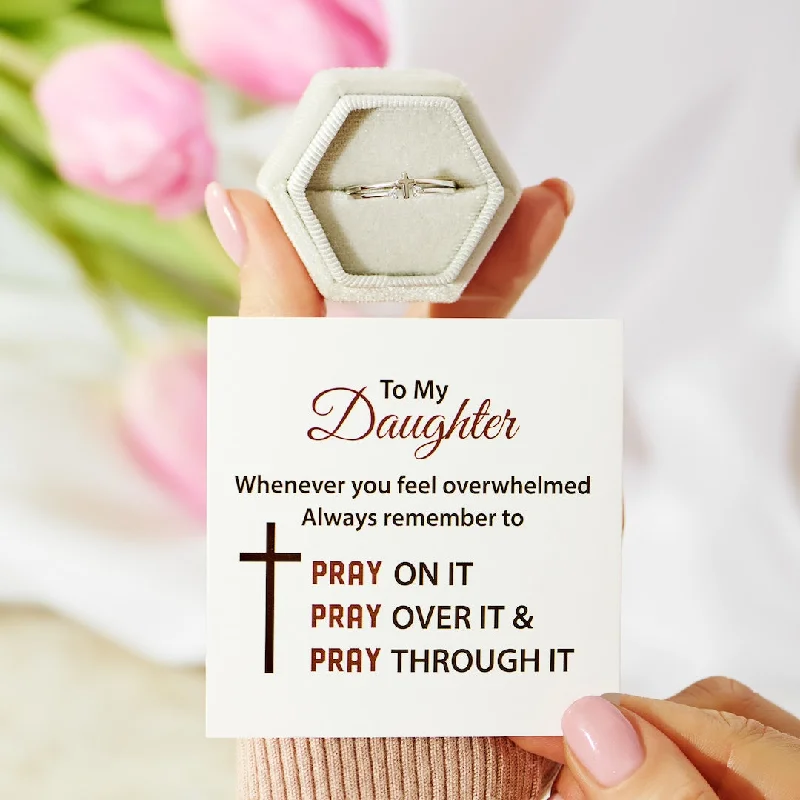 Pray Through It - Cross Ring