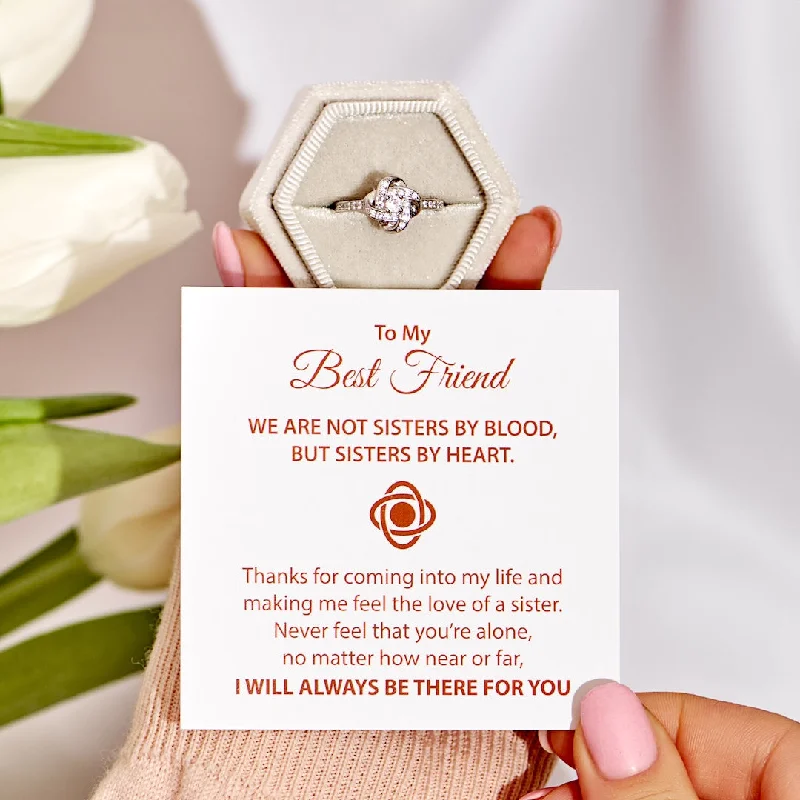 To My Best Friend - Love Knot Ring