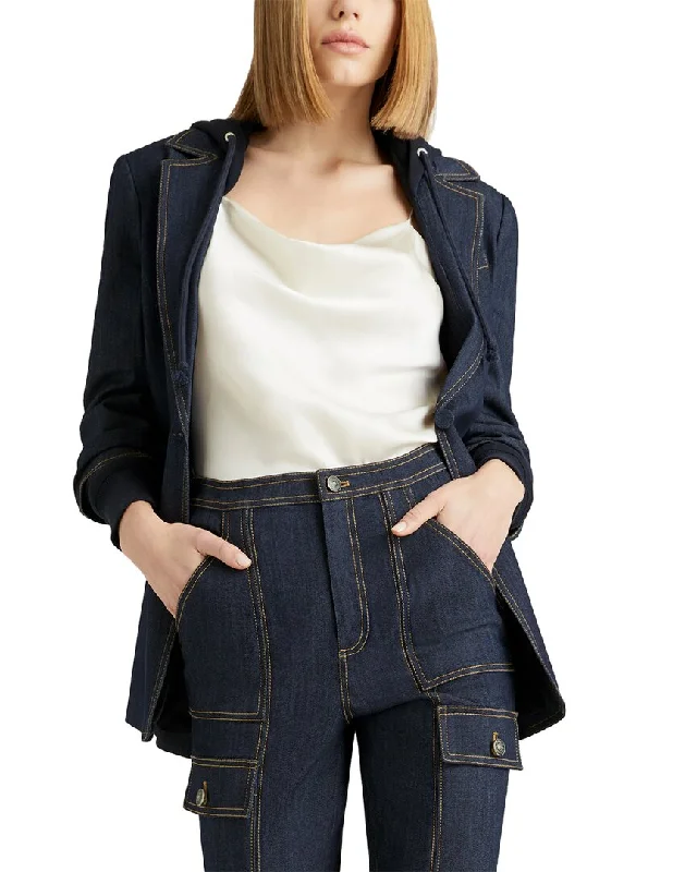 Cinq à Sept Denim Hooded Khloe Jacket