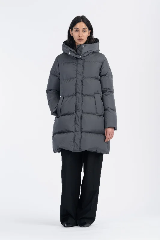 DOWN COAT NEV IRON GREY