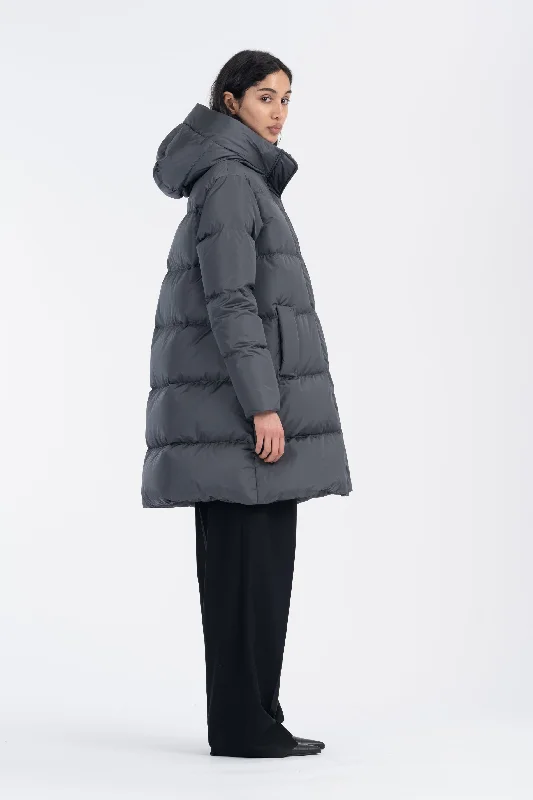 DOWN COAT NEV IRON GREY