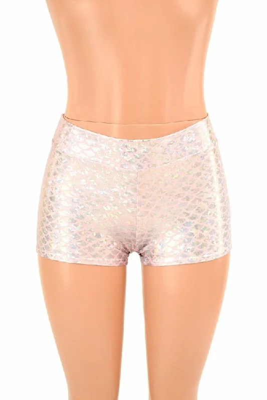 Pink Mermaid Midrise Shorts