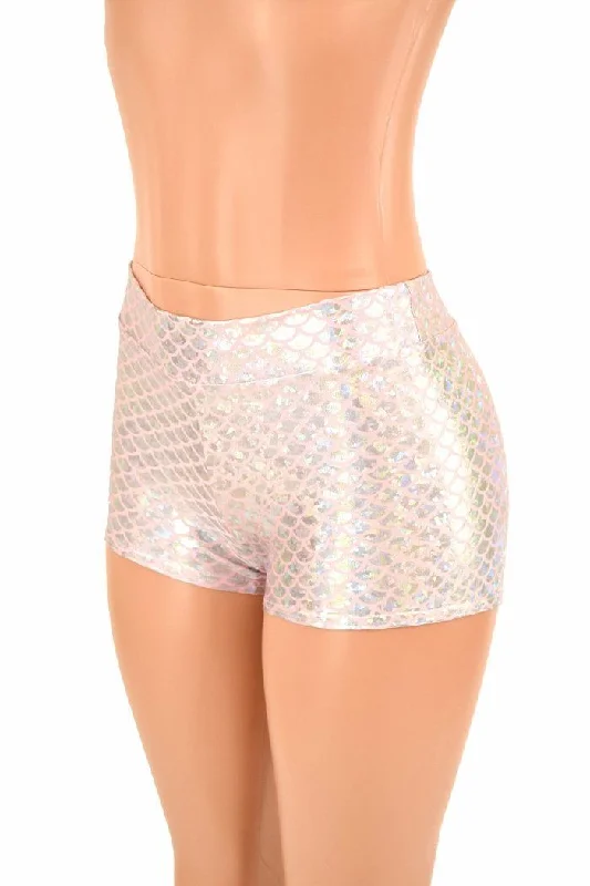 Pink Mermaid Midrise Shorts