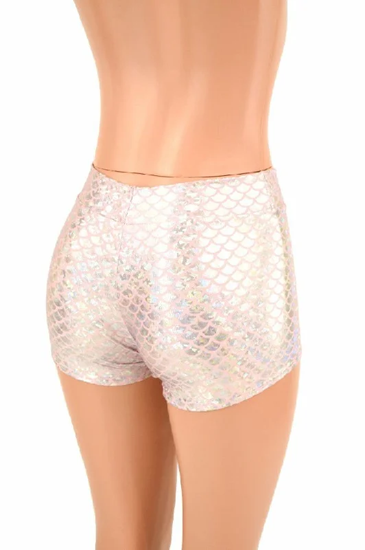 Pink Mermaid Midrise Shorts