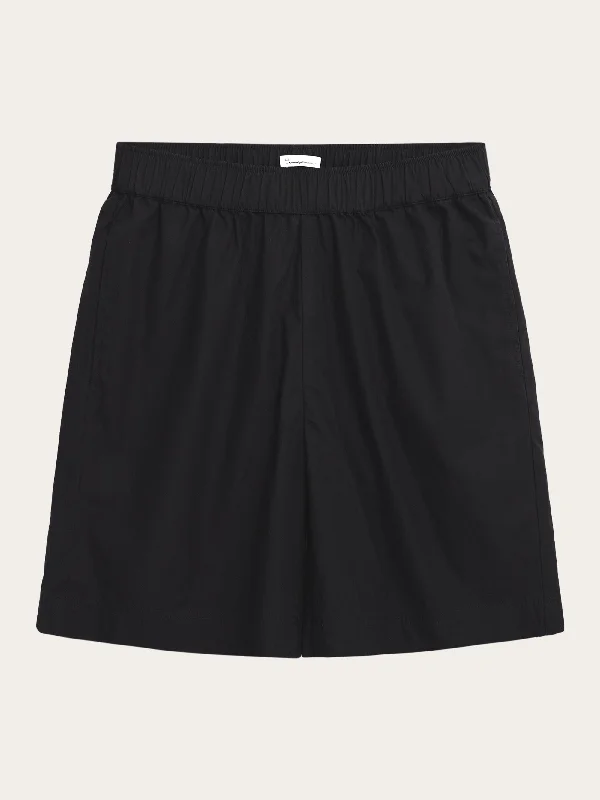 Poplin bermuda shorts - Black Jet