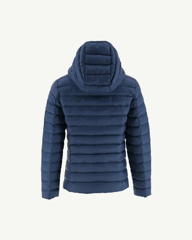 Blue jeans Hooded down jacket Carla