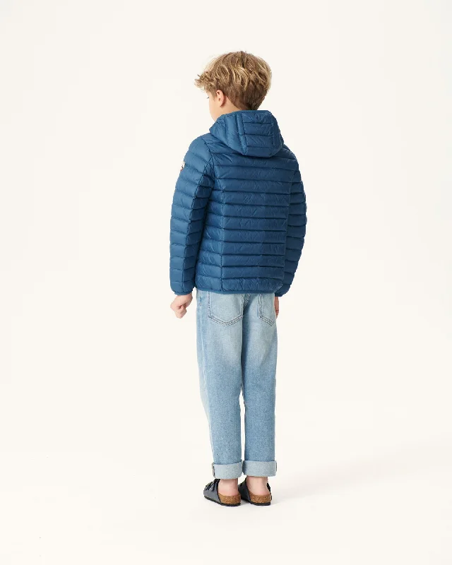 Blue jeans Hooded down jacket Hugo