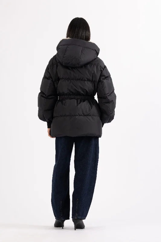 DRAWSTRING DOWN JACKET AZA