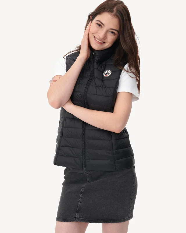 Light sleeveless down jacket Black Seda