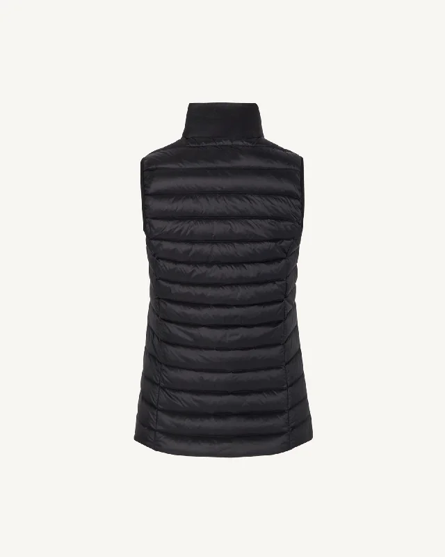 Light sleeveless down jacket Black Seda