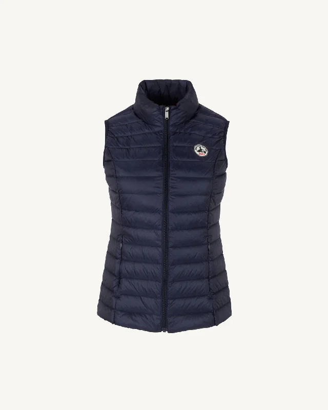 Light sleeveless down jacket Navy Seda