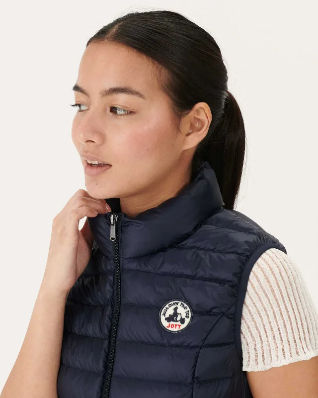 Light sleeveless down jacket Navy Seda