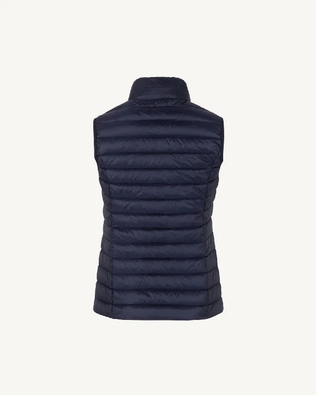 Light sleeveless down jacket Navy Seda