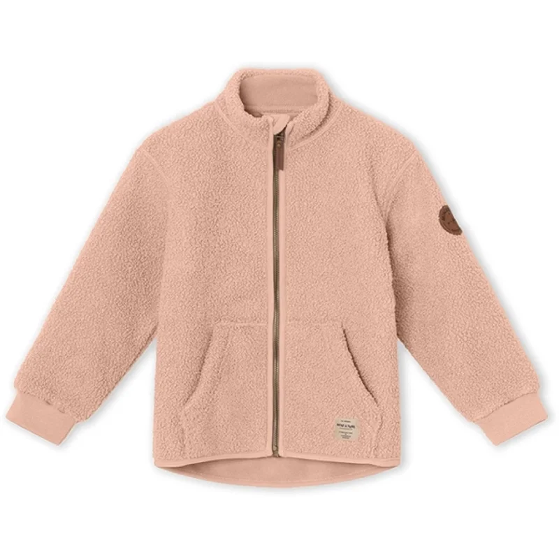 MINI A TURE Saleh Teddy Fleece Jacket Rose Dust