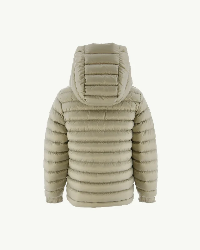 Soft pink/Beige children's Zurich reversible puffer jacket