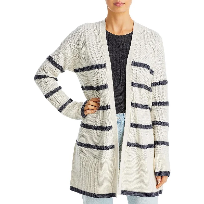 Splendid Womens Elsie Wool Blend Striped Cardigan Sweater